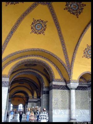 The mosque is so tall, it is best viewed up close from the top level