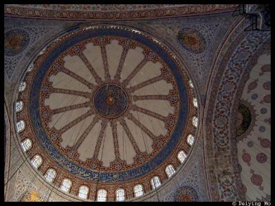 Ceiling of the largest dome