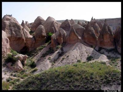 Cone shape fairy chimneys