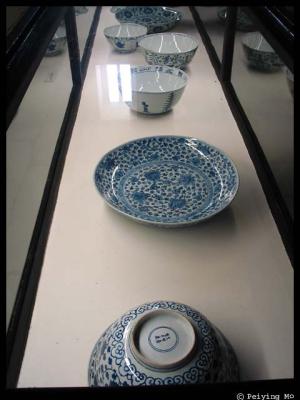 The palace kitchen displays a small portion of 12,000 porcelain pieces from China and Japan