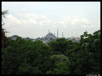 View of the Suleymaniye Camii