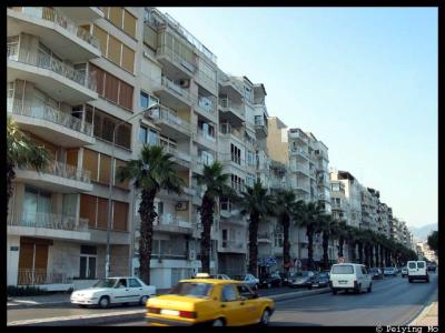 Modern and spacious apartment buildings