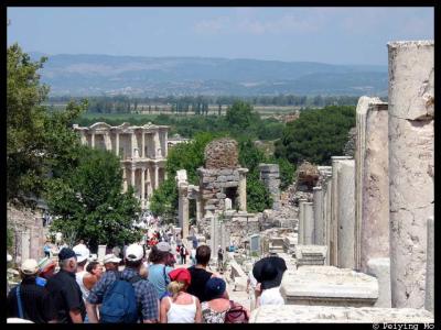 Library of Celsus is ahead