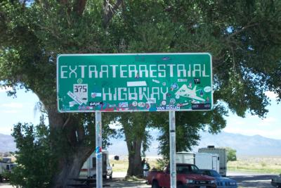 Road to Area 51 in Nevada, the ExtraTerrestrial Highway (375)