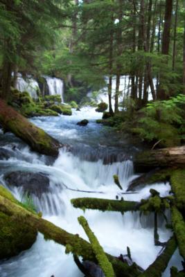 Waterfall in Prospect Oregon