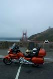 Once again, the big Orange Bike crossed the Big Orange Bridge