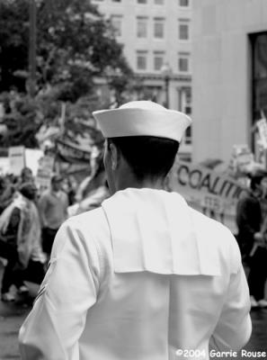 military onlooker