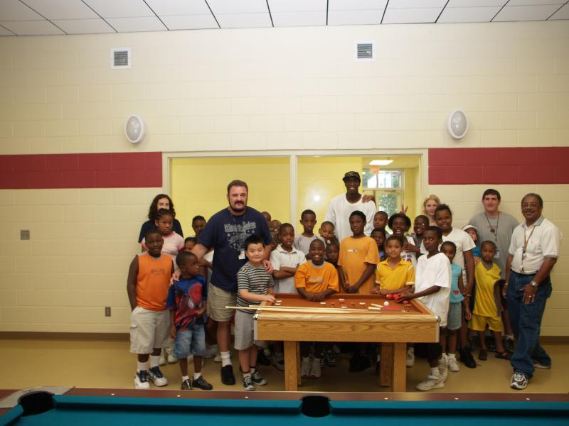 A visit from NBA  star Josh Howard