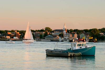 Merrimack River sunset