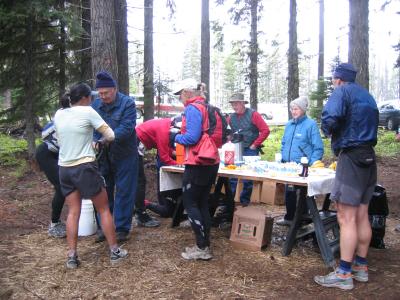 Aid Station #1 at mile 12