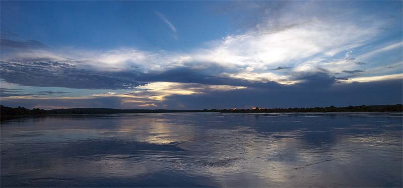 The two river sunsets stitched together