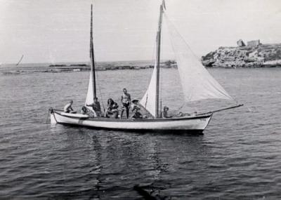 במחנה הימי בקיסריה - 1951