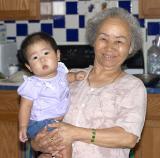 Grandma and baby