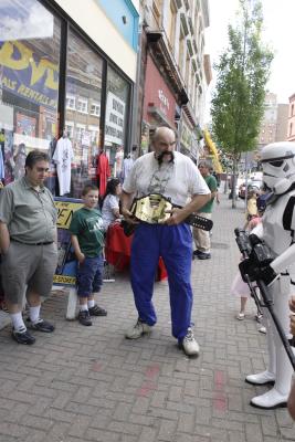 Hey, who's the guy in wearing the  white pipes?