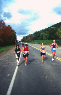 A quartet of marathoners
