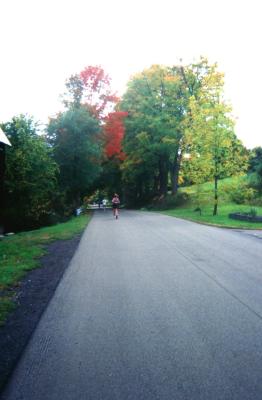 Country road with Fall foliage
