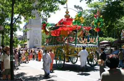 A Chariot at the India Festival in Washington Sq Park