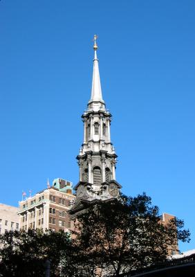 St Paul's Church next to Ground Zero