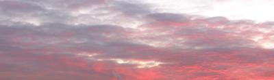 Over a Pink Red and Blue Violet Sunset
