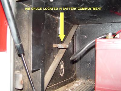 BATTERY COMPARTMENT AIR CHUCK