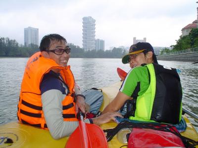 at kallang river under the bridge