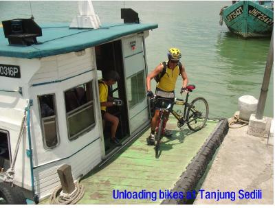 getting off - Tanjung Sedili Besar