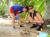 BBQ at Chek Jawa beach
