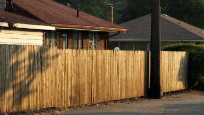 Fence in late afternoon Sun