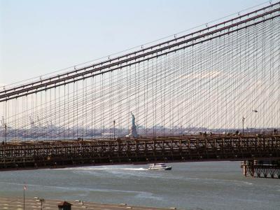 Through the Brooklyn Bridge