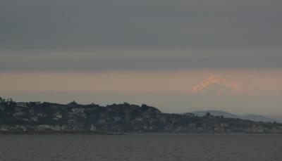 Can you see Rainier in distance?