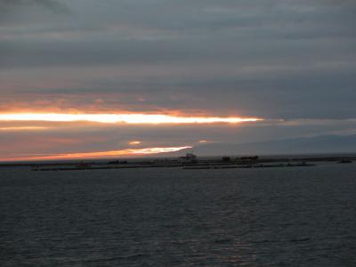 Looking back at Victoria from Port Angeles