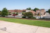 Across from the museum grounds.