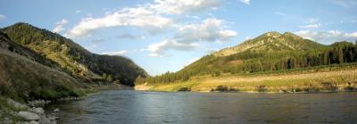 Snake River Canyon below Alpine BW Motel