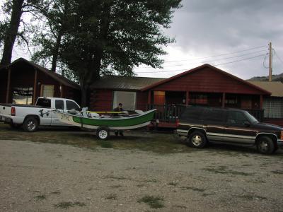 Drift boat and vehicles