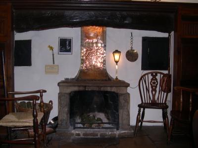 Fire place, Old New Inn BOW