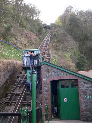 water powered tram between Lynton & Lynmouth