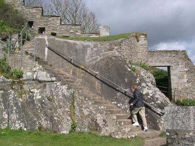 Steps to St. Catherine's castle