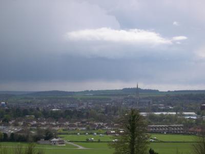 Salisbury as seen from Sarum