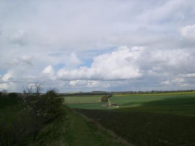 View from Sarum Wall, Wiltshire