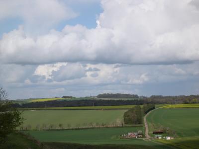 View from Sarum Wall, Wiltshire