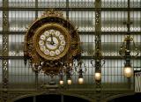 Ornate Clock Inside Musee dOrsay
