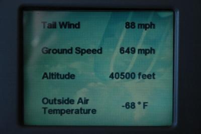 Zooming along in a pressurized aluminum tube