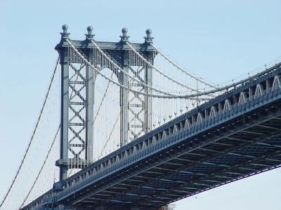 Manhattan Bridge Close-up