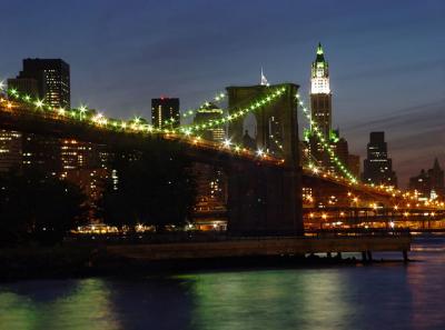 Brooklyn Bridge Night View 2