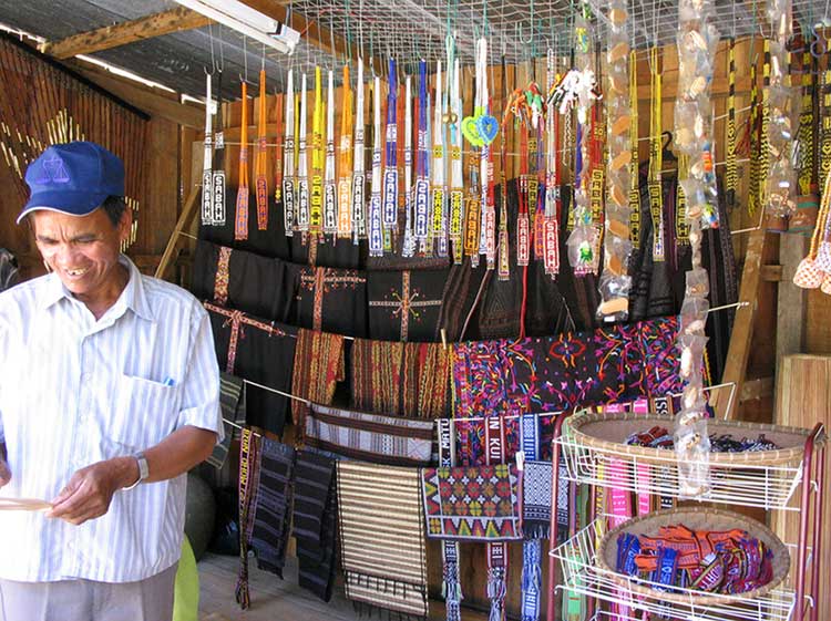 Tourist trinkets, Rungus Longhouse