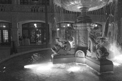 June 16 - raffles hotel fountain