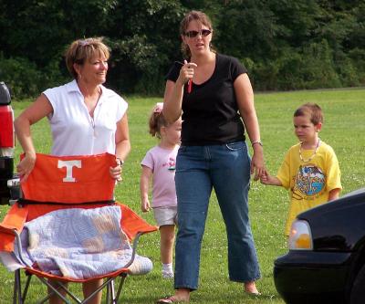 Family celebrating Independance