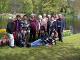Franse delegatie in Keukenhof