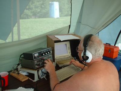 DON OPERATING THE SSB STATION