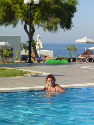 Karin at Hotelpool